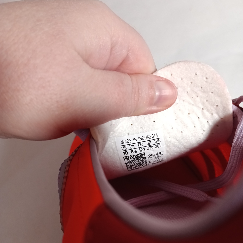 Adidas SL 72 OG Sneakers in Solar Red / Ice Lavender / Better Scarlet Size 10 - Picture 6 of 7